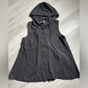 Christian Siriano Hooded Vest Jacket